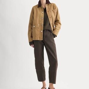 Everlane Chocolate Brown Barrel Pants sz 8